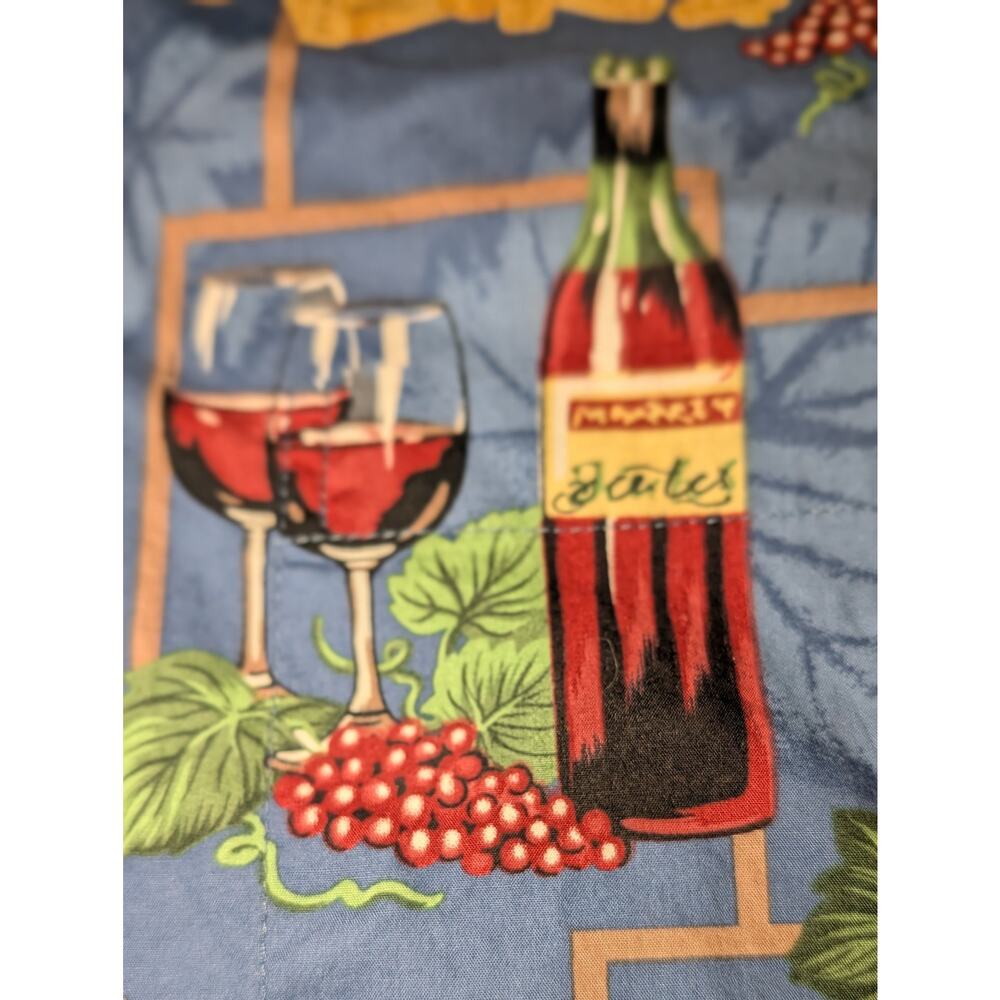 Reyn Spooner Wine Print Button-Up Shirt Size Large 100% Cotton - Picture 5 of 7